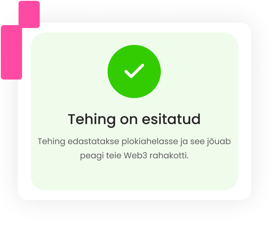 Müüge oma tokenid sekunditega
