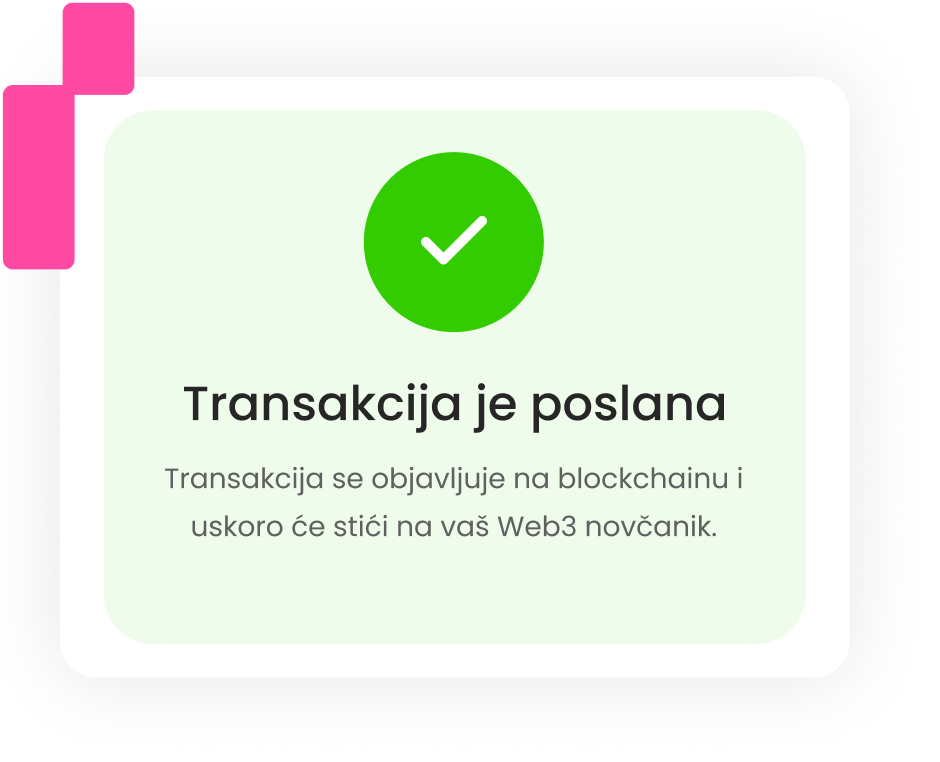 Prodajte svoje tokene u nekoliko sekundi